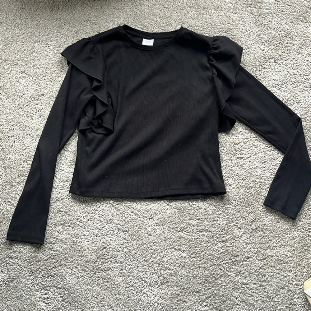 Black Kids Flutter long sleeve